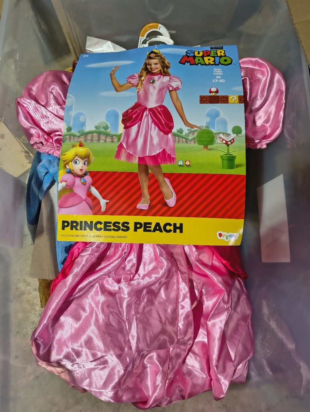 Nintendo Princess Peach Costume  Kids Size Medium